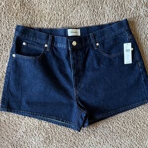 Frame Denim Women's Deep Indigo Jean Shorts